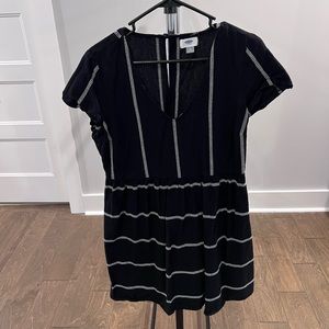 Old navy Black and White Striped Dress